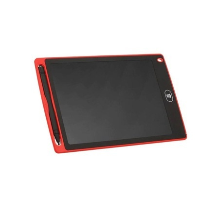 Tableta grafica de desenat pentru copii de 8.5 inch diagonala, cu buton de stergere si creion - Rosu [3]