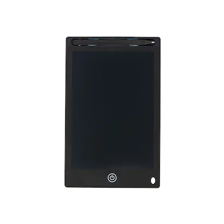 Tableta grafica de desenat pentru copii de 8.5 inch diagonala, cu buton de stergere si creion - Negru [2]