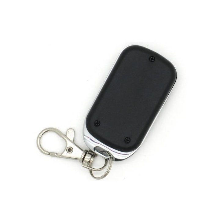 Telecomanda universala cu auto-invatare, 4 canale, 433.92 MHz, carcasa metal+ABS, neagra, 55 x 29 x 14 mm [2]