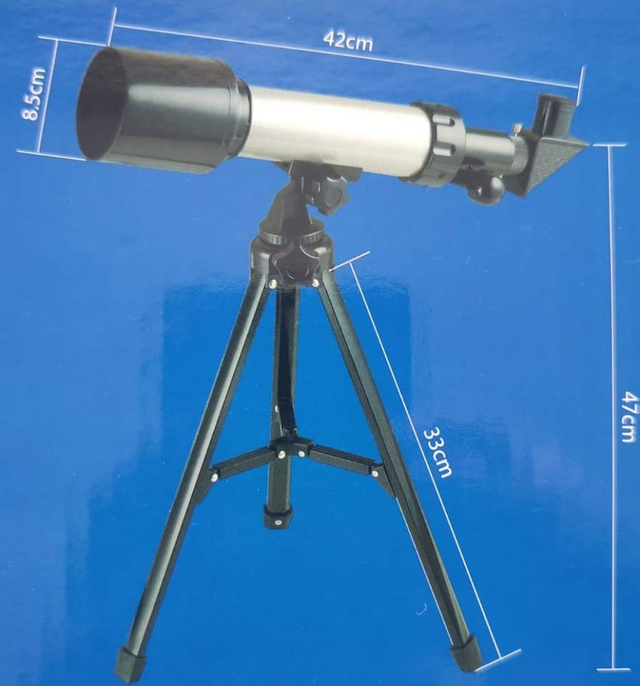 Telescop astronomic pentru copii, putere 180x, 2 prisme 4, 20mm, husa inclusa, varsta recomandata 8 ani+ [3]