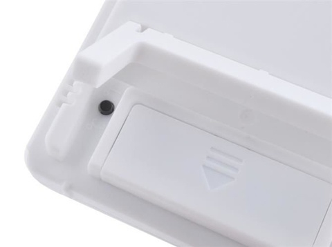 Termohigrometru digital cu ceas si memorie min/max, afisaj LCD mare, monitorizare temperatura si umiditate, 9 x 2 x 10 cm [7]