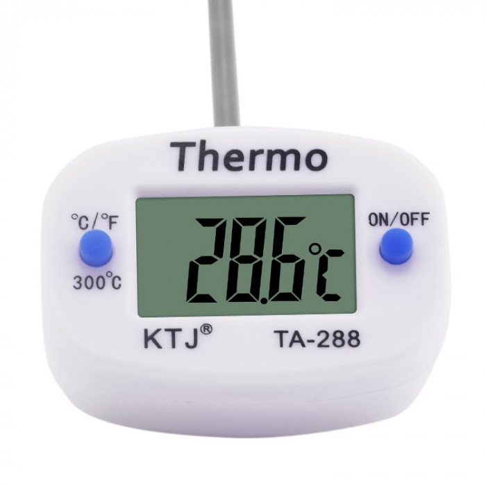 Termometru alimentar cu tija metalica - 50 + 300 grade Celsius - Alb [2]