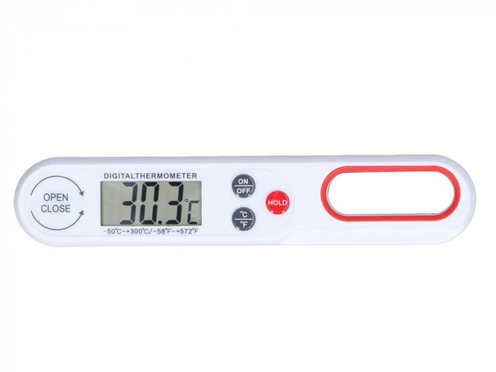 Termometru alimentar cu tija mobila,interval masurare -50 +300 grade Celsius - Negru [4]