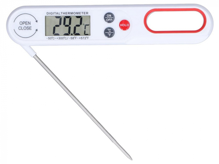 Termometru alimentar cu tija mobila,interval masurare -50 +300 grade Celsius - Negru [7]