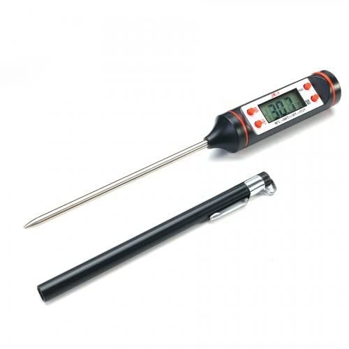 Termometru digital cu tija metalica pentru alimente, gratar, tija din otel inclusa, -50 + 300 grade Celsius [2]