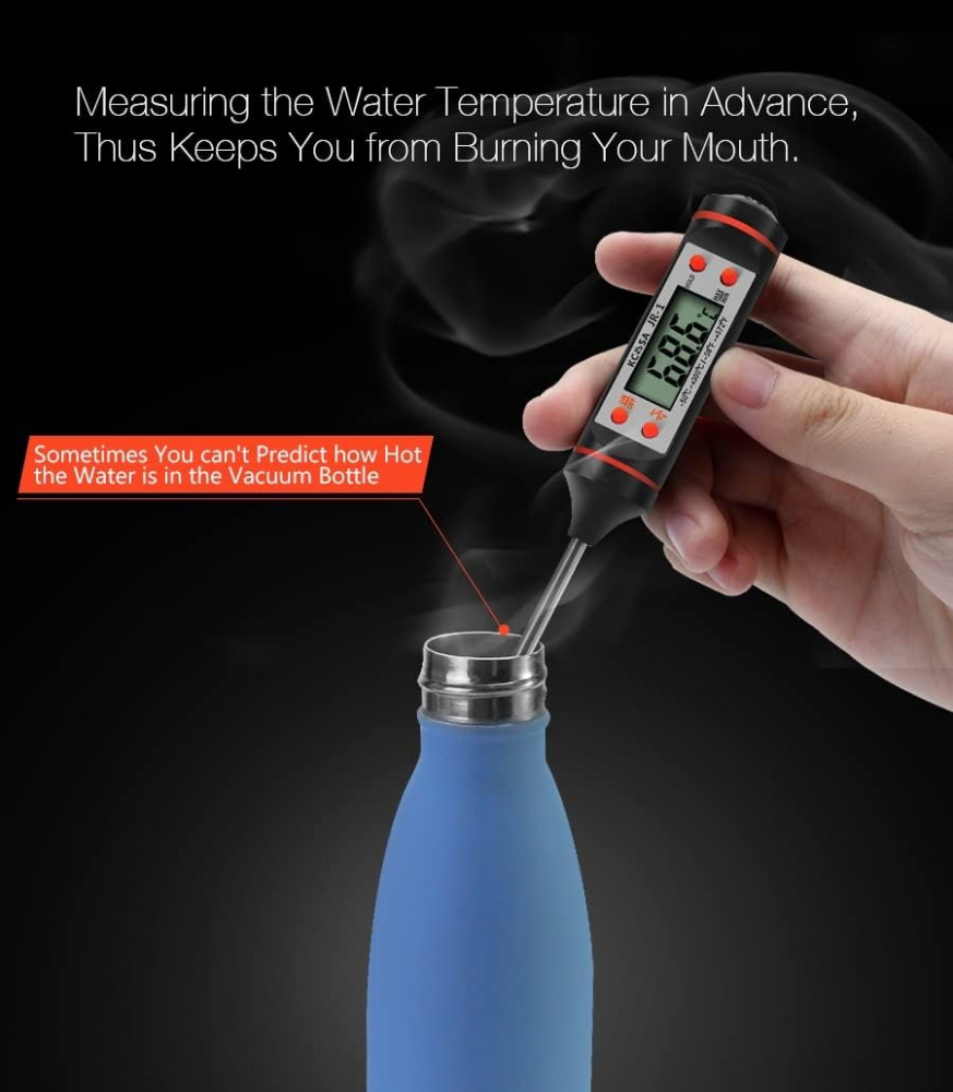 Termometru digital cu tija metalica pentru alimente, gratar, tija din otel inclusa, -50 + 300 grade Celsius [3]