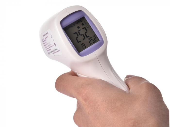 Termometru medical cu infrarosu 2in1 fara contact pentru bebelusi - Alb [9]