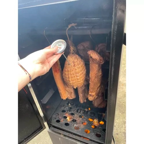 Termometru pentru gratar, afumatoare si preparate din carne, cu sonda metalica lunga si afisaj analogic [6]