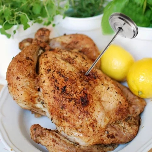 Termometru pentru gratar, afumatoare si preparate din carne, cu sonda metalica lunga si afisaj analogic [5]