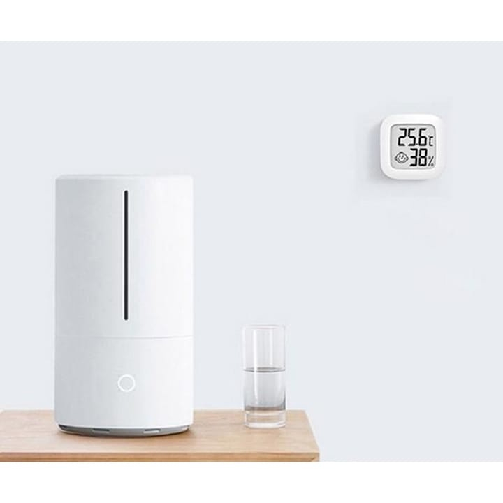 Termometru si higrometru digital de camera, LCD, alb, 45x45x13 mm – afisaj clar, masurare precisa a temperaturii si umiditatii [5]