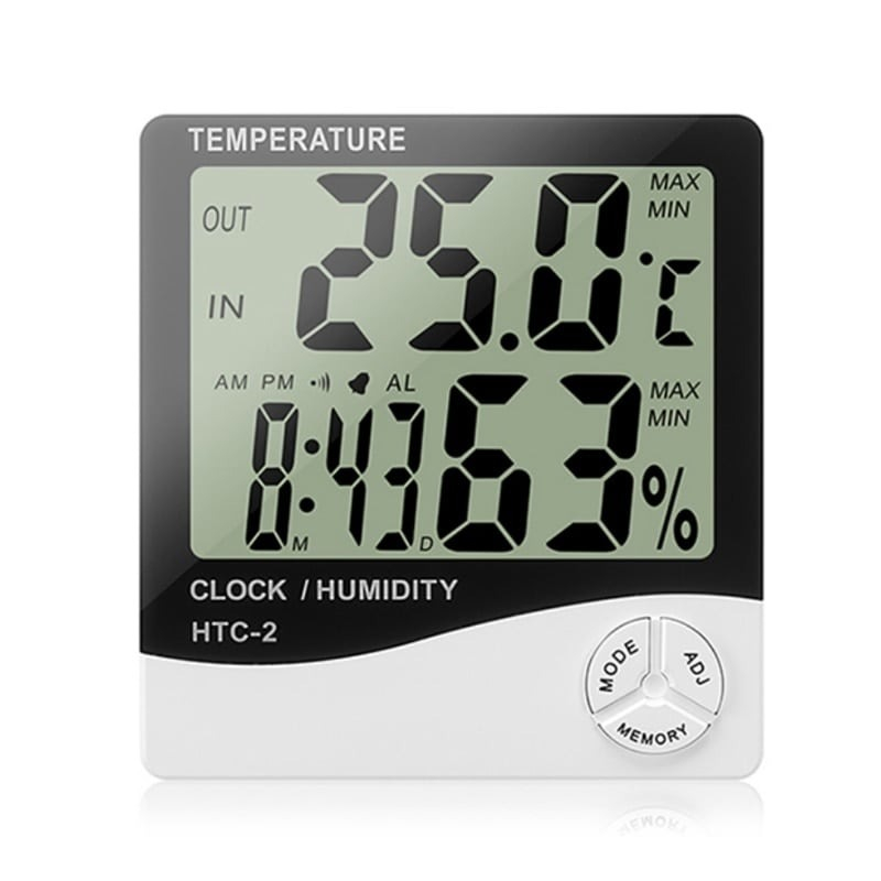 Termometru si higrometru digital interior, exterior cu sonda, model HTC 2 [6]