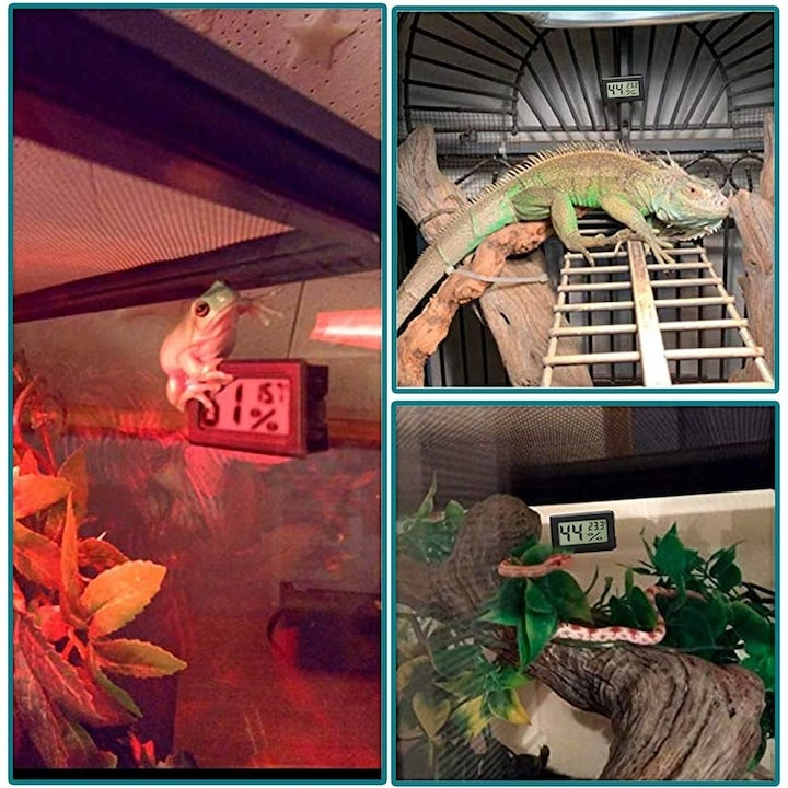 Termometru si higrometru digital, interval 10%–99% RH, precizie ±0.1°C – masurare rapida si precisa a temperaturii si umiditatii [3]