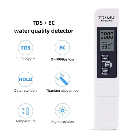 Tester digital pentru TDS/EC/ Temperatura 3 in 1 pentru apa,piscina si acvariu [4]