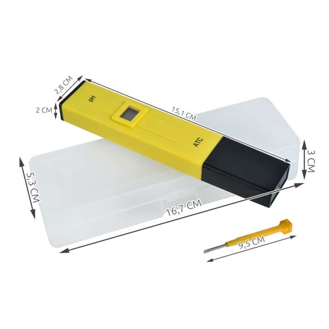 Tester apa digital pentru verificarea PH-ului din apa cu solutii de calibrare incluse [5]
