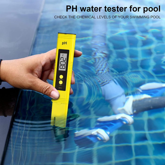 Set testere apa digitale profesionale, calitate apa 4in1, solutii de calibrare, TDS,EC,PH si temperatura [8]