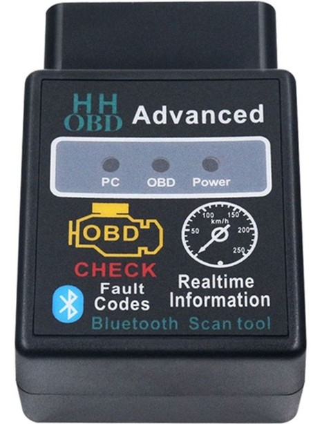 Tester auto negru OBD2 Bluetooth, adaptor diagnoza auto pentru citire si stergere coduri eroare, monitorizare date motor in timp real prin aplicatie compatibila [3]