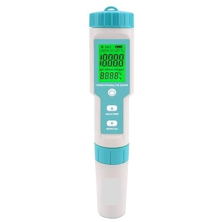 Tester de calitate a apei 7in1 (PH TDS EC ORP S.G Salinitate Temperatura)