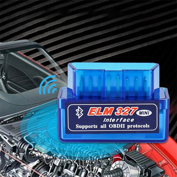 Tester diagnosticare OBD2 ELM327 cu Bluetooth, citire si stergere erori, monitorizare parametri motor, compatibil universal [3]