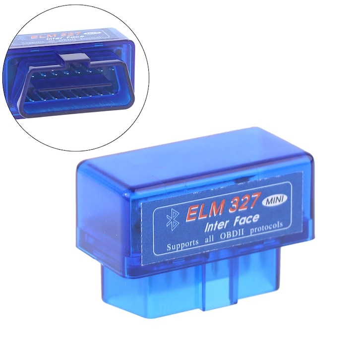 Tester diagnosticare OBD2 ELM327 cu Bluetooth, citire si stergere erori, monitorizare parametri motor, compatibil universal [12]