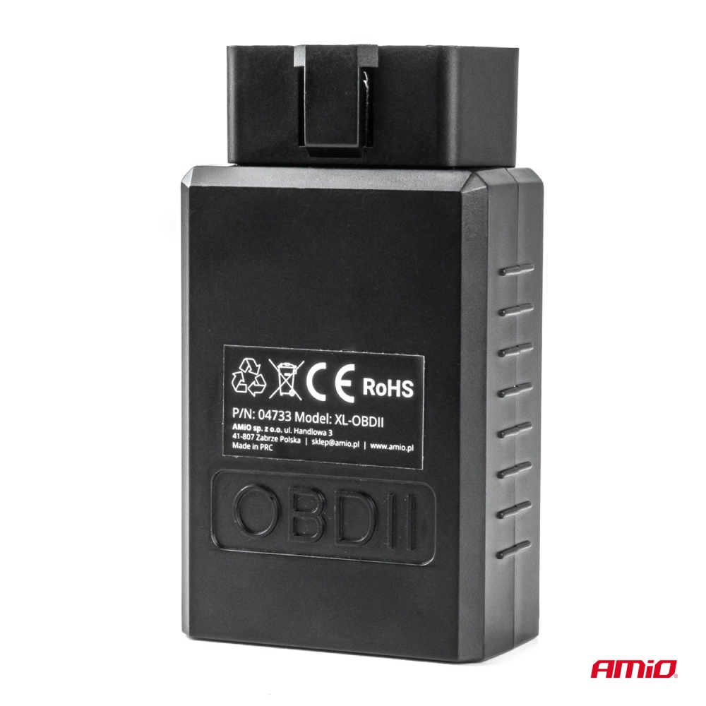 Tester diagnoza auto OBD2 BT XL, wireless, compact, compatibilitate extinsa, rosu/negru [4]