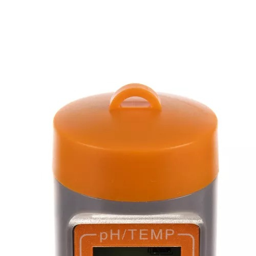 Tester digital apa, afisaj LCD, temperatura si pH, pentru uz casnic, piscina, acvariu, portocaliu/gri [8]