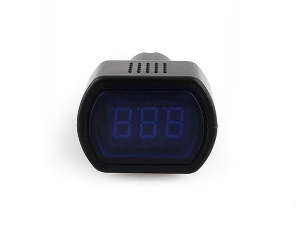 Tester digital pentru baterie auto 12V si 24V, afisaj LED, monitorizare tensiune prin priza bricheta, 7 x 3.9 x 2.7 cm [5]