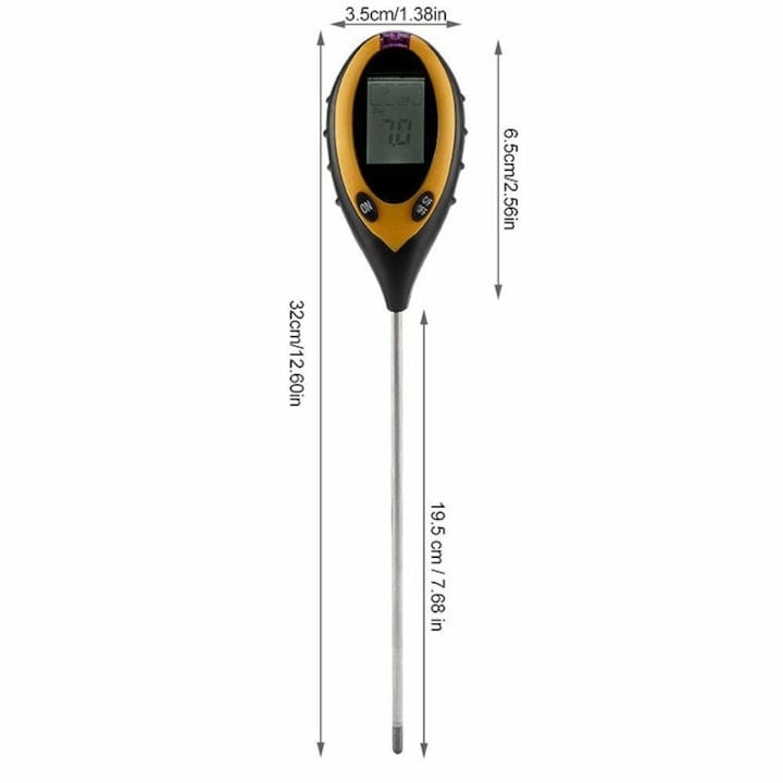 Tester pentru sol 4 in 1 digital,valoare PH, intensitatea luminii,umiditate, emperatura [2]