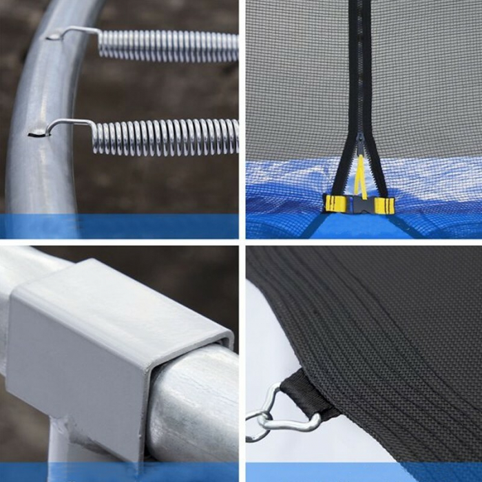 Trambulina cu diametru de 366 cm, plasa protectie inclusa, 4 picioare duble, sarcina maxima 150kg [7]