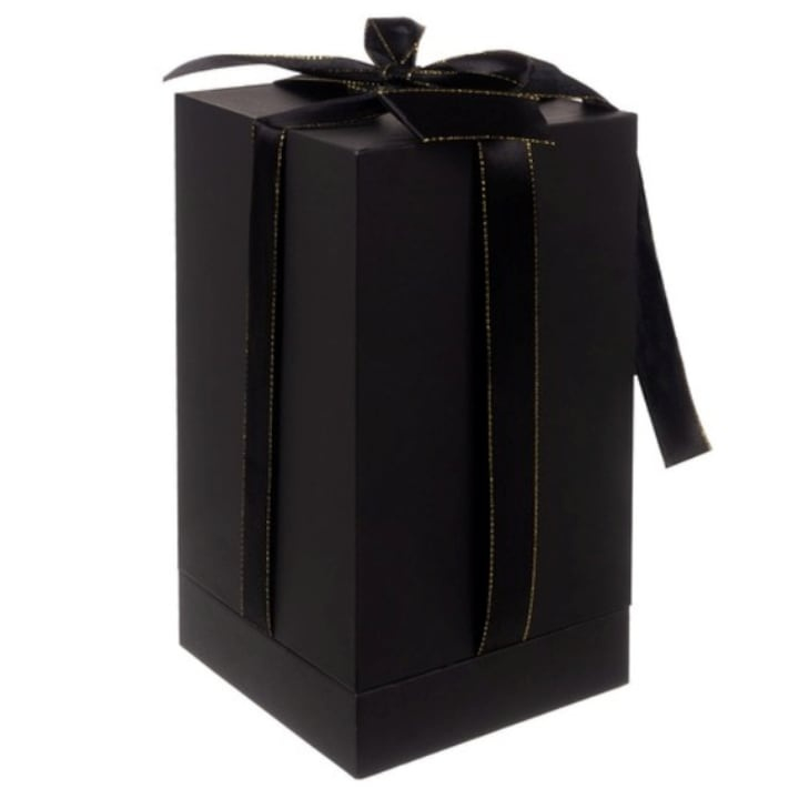 Trandafir criogenat in cupola de sticla cu lumini LED, cadou romantic pentru ocazii speciale, 22 cm, iluminare alb cald [8]