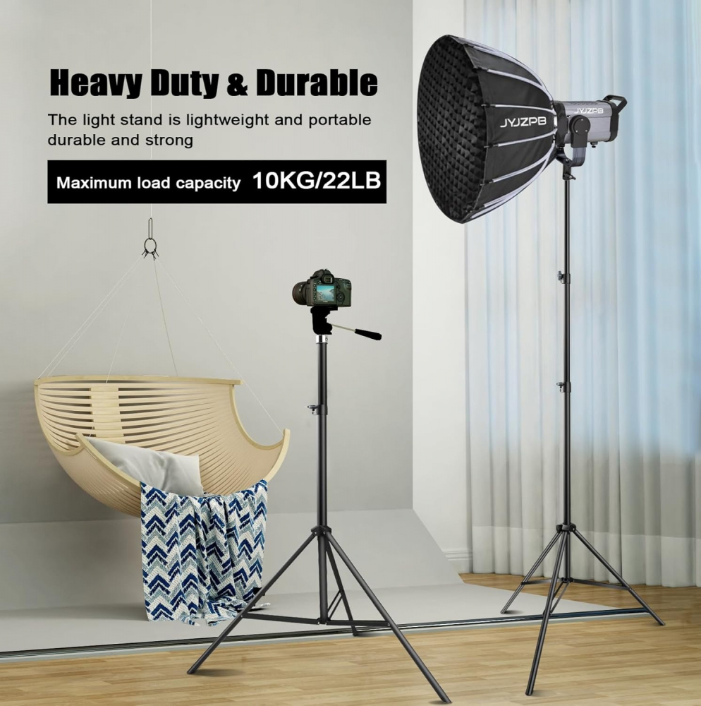 Trepied stativ foto cu filet universal 1/4, inaltime maxima 280 cm, rezistenta maxima 10 kg [5]