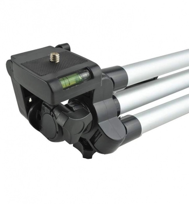 Trepied foto universal 102 cm ,filet 1/4 cu suport de telefon si telecomanda bluetooth - Gri [4]