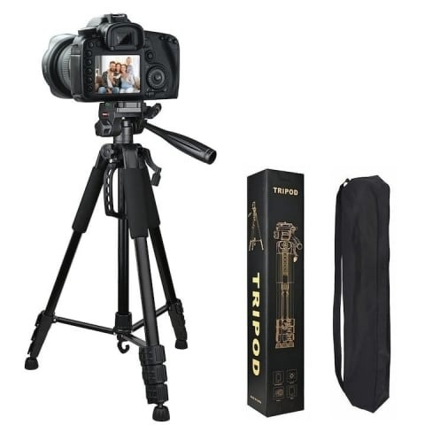 Trepied foto universal, pentru camere, GoPro, telefon, filet 1/4, inaltime maxima 180 cm [3]
