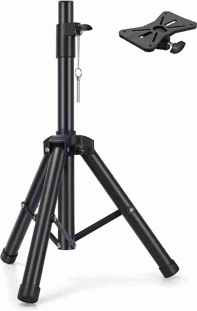 Trepied stativ pentru boxe, din metal cu suport de plastic, inaltimea maxima 130 cm, greutatea maxima 40 kg - Negru [7]