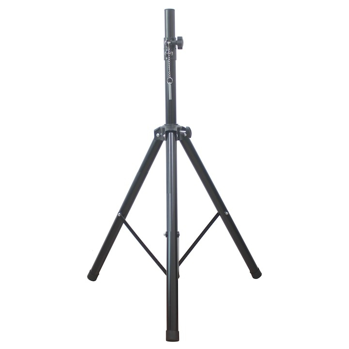 Trepied stativ pentru boxe, otel, inaltime maxima 187 cm, greutate suportata 60 kg, negru [6]