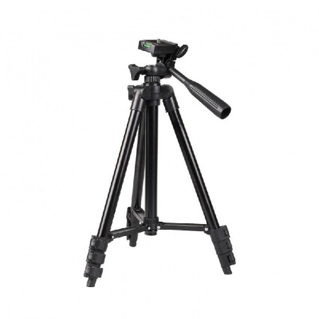 Trepied foto universal 102 cm ,filet 1/4 cu suport de telefon si telecomanda bluetooth - Negru [7]