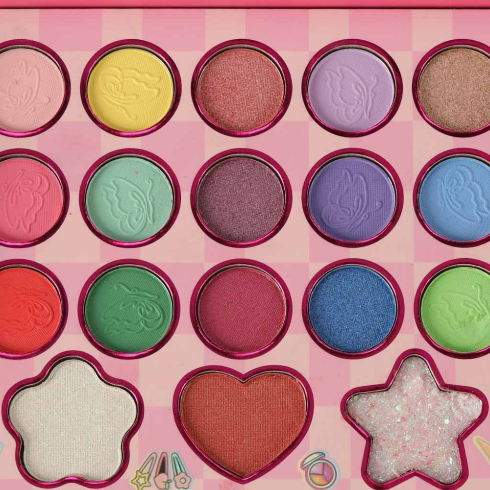 Trusa de machiaj, manichiura, bijuterii, pentru copii, model sirena, 26.2 x 19.4 x 5.5 cm, roz [8]