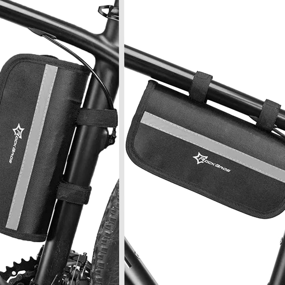Trusa de reparatii pentru bicicleta, fixare velcro, 22.8 x 7 x 11 cm, negru [2]
