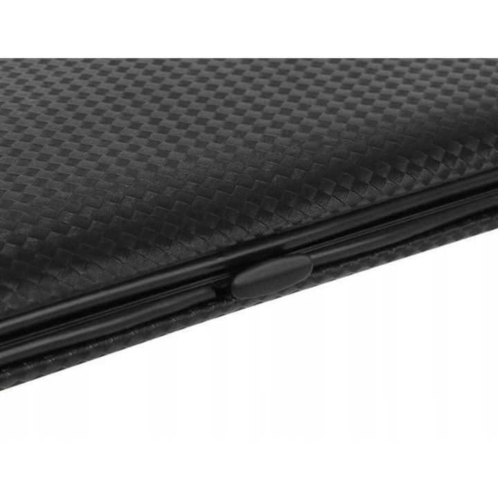 Trusa de unghii, 15 piese – manichiura si pedichiura profesionala, cu instrumente din otel inoxidabil, penseta, instrument pentru puncte negre si curatare auriculara, clutch din piele ecologica negru [5]