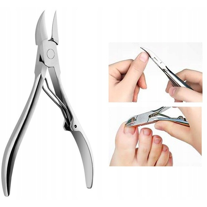 Trusa de unghii, 5 piese – manichiura si pedichiura profesionala, din otel inoxidabil, cu cutie de depozitare neagra [6]