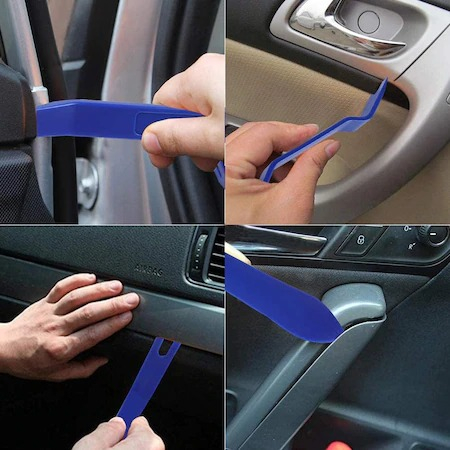 Trusa demontare interior auto,40 piese,tapiterie,radio,usi,bord,dezasamblare conectori - Albastru [7]