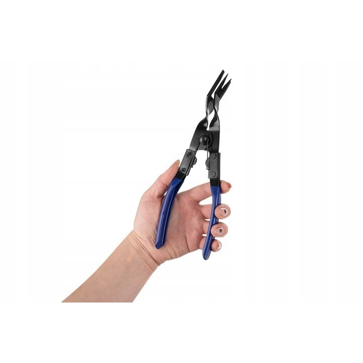 Trusa pentru demontarea tapiteriei, 40 piese, ustensile din plastic intarit, clesti, extractoare, carlige, sistem deschidere usa, husa depozitare inclusa, negru-albastru [6]