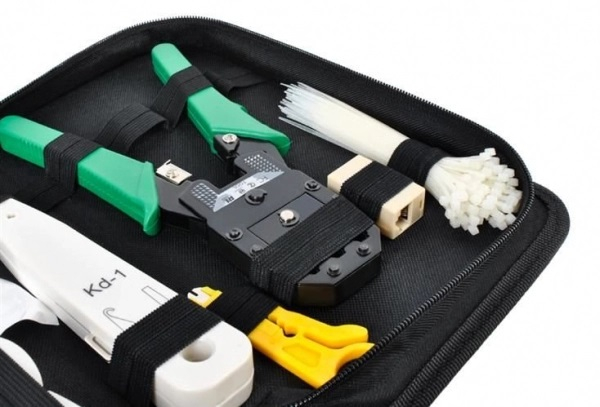 Set de reparare LAN a cablului de rețea 6 in 1 + husa depozitare [3]