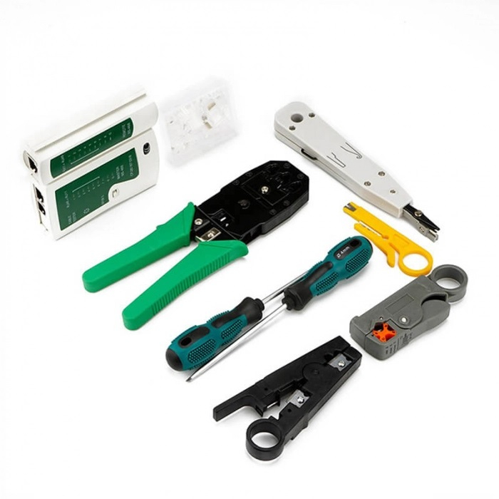 Set de reparare LAN a cablului de rețea 9 in 1 + husa depozitare [2]