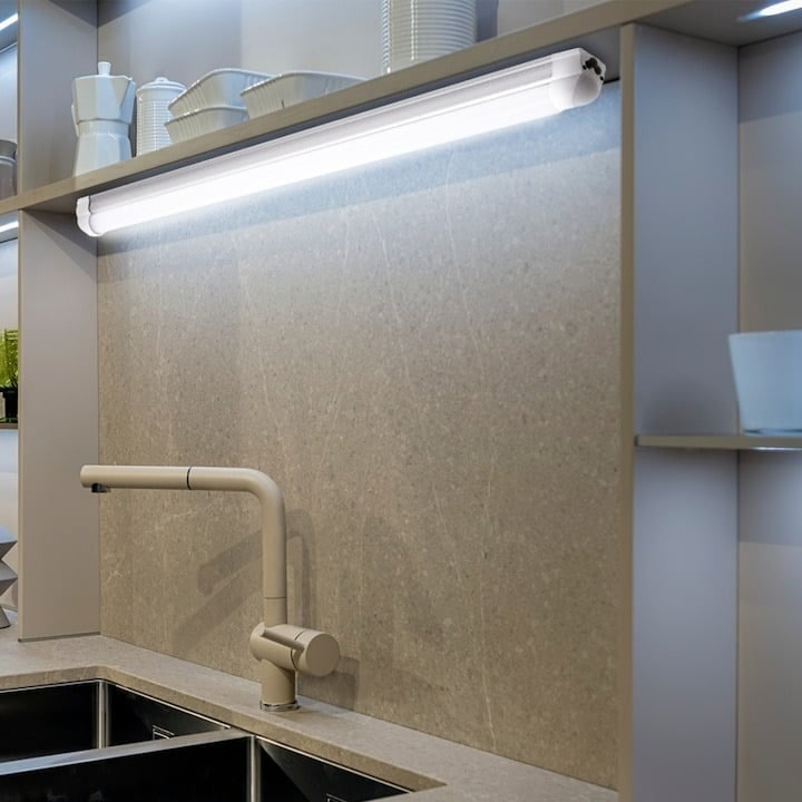 Tub neon, T8, 18 W, 96 leduri 2835, 1.2 m, alb [5]