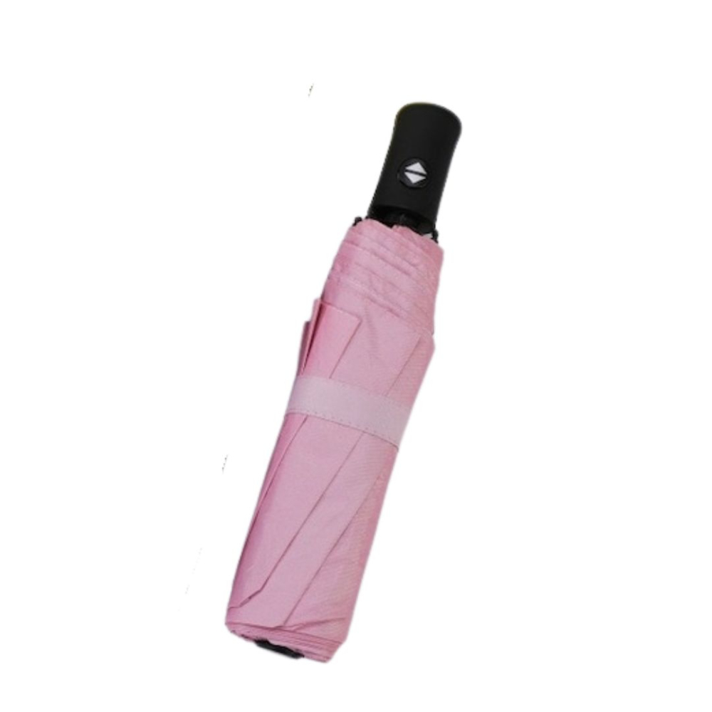 Umbrela pliabila automata protectie UV50+ si ploaie, vinil si otel, 96 x 67 cm, usoara, compacta, roz [2]