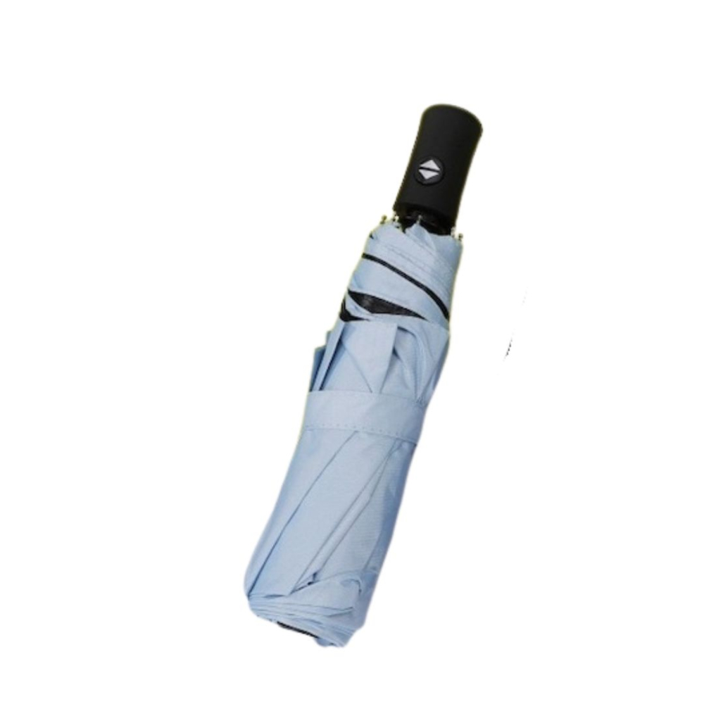 Umbrela pliabila automata protectie UV50+ si ploaie, vinil si otel, 96 x 67 cm, usoara, compacta, albastru azur [2]