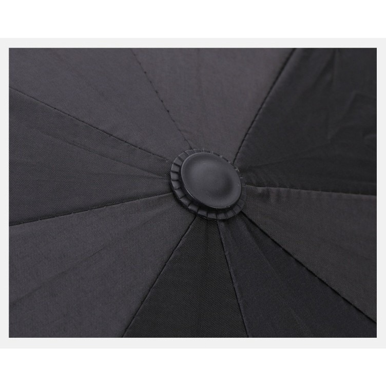 Umbrela, Protectie UV Soare, Pliabila, din Vinil si Otel, 96 x 67 cm, Negru [6]