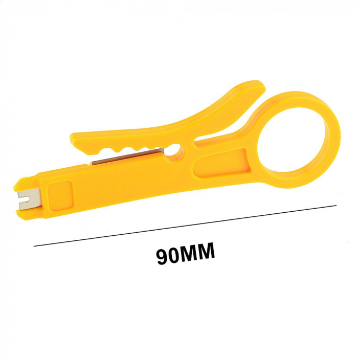 Cutit cleste universal pentru taierea si dezizolarea cablurilor retea LAN RJ 11,RJ 45 [5]