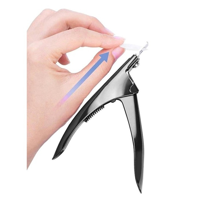 Unghiera pentru manichiura si pedichiura, din inox, 13 cm, argintie [5]