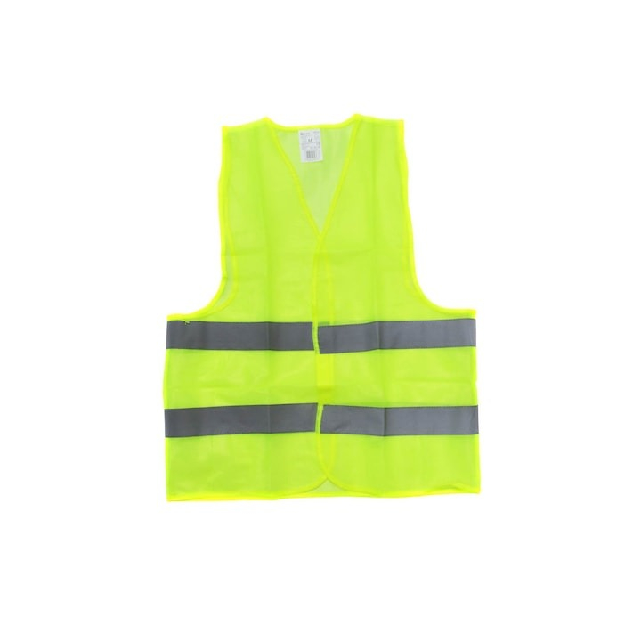 Vesta reflectorizanta, cu benzi de semnalizare, marime universala, verde neon [5]